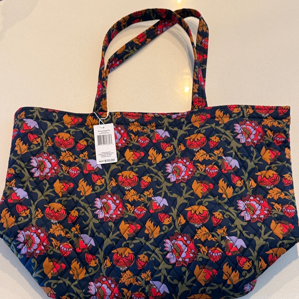 Large Vera Bradley Multicolor Floral Tote